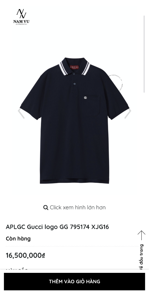 Gucci COTTON POLO SHIRT black 795174-duoc-ban-tai-HVIP Shoes & Clothes