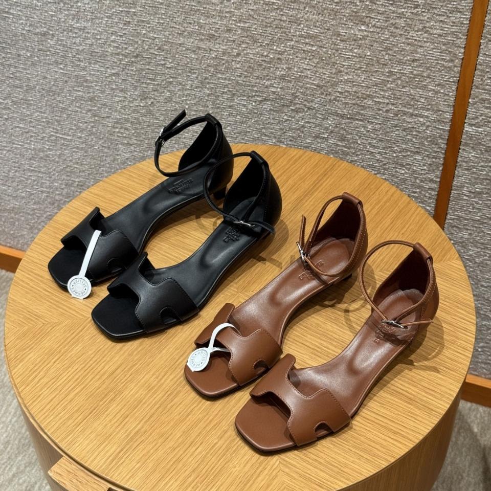 Hermès Joy 40 sandal noir H242115Z 02360-duoc-ban-tai-HVIP Shoes & Clothes
