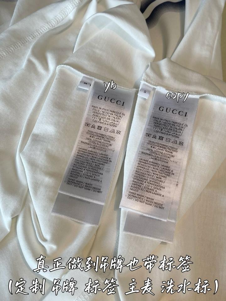 Gucci Cotton jersey T-shirt with Gucci print 785345 white -duoc-ban-tai-HVIP Shoes & Clothes