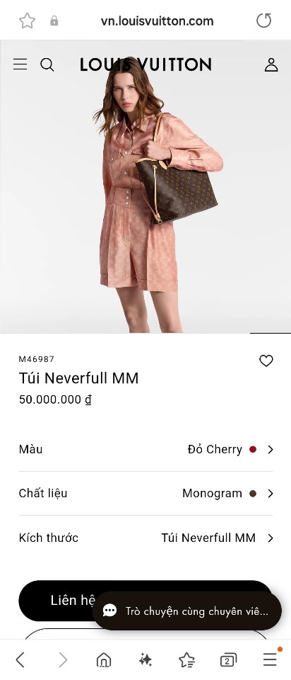 Louis Vuitton M46987 (M41177) 
Túi Neverfull MM Lv2-duoc-ban-tai-Hvip Bags & Accessories