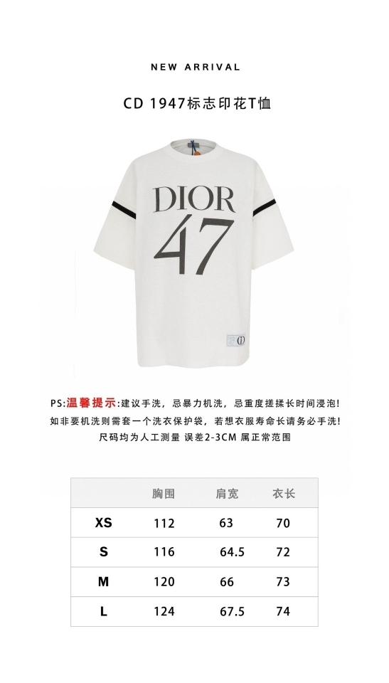 Dior white cotton t-shirt 47 413J640A0849C089-duoc-ban-tai-HVIP Shoes & Clothes