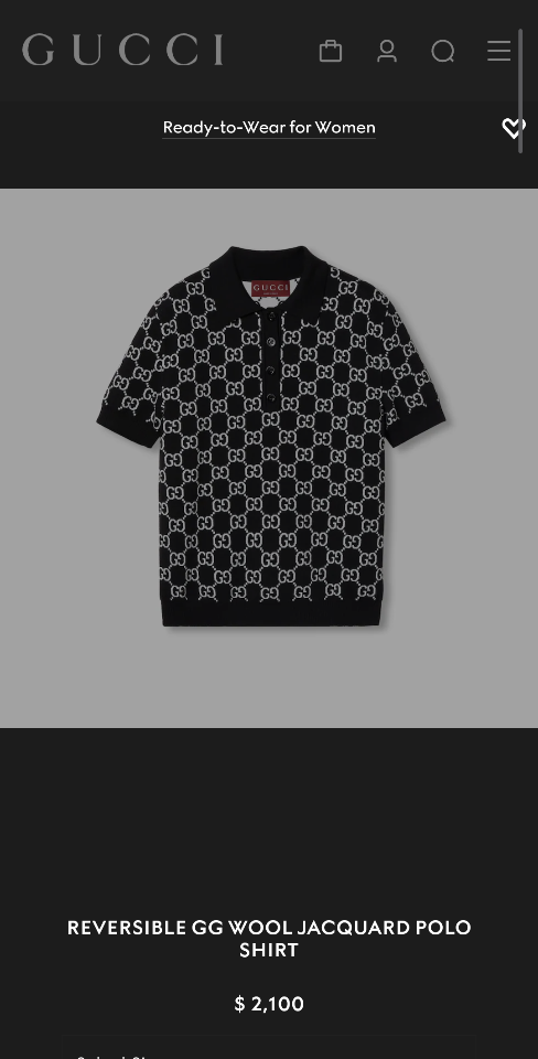 Gucci Reversible GG wool jacquard polo shirt 814273-duoc-ban-tai-HVIP Shoes & Clothes