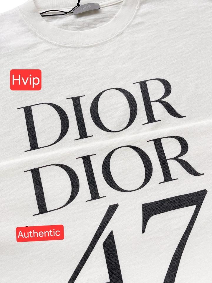 Dior white cotton t-shirt 47 413J640A0849C089-duoc-ban-tai-HVIP Shoes & Clothes