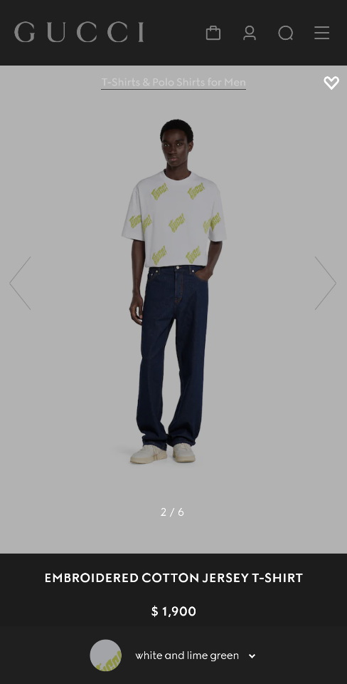 Gucci Embroidered cotton jersey T-shirt 798115-duoc-ban-tai-HVIP Shoes & Clothes
