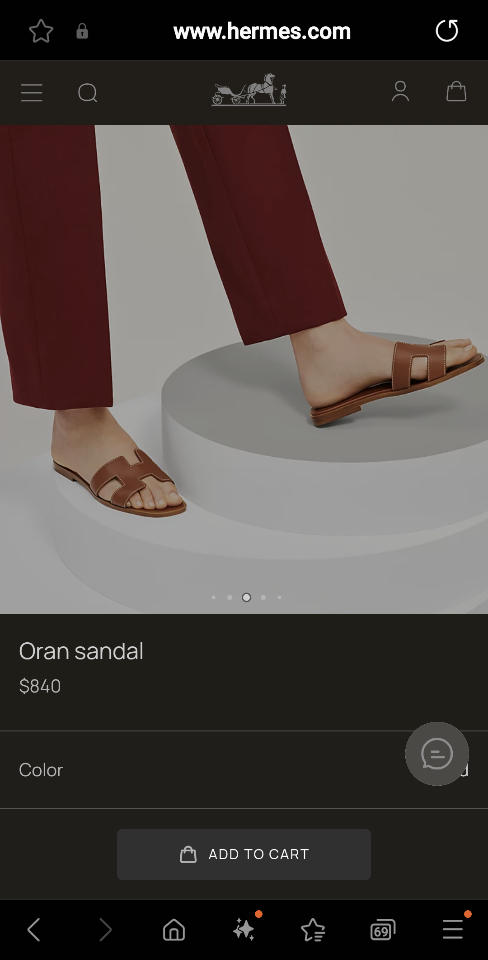 Hermès Oran sandal rouge gold (full) swift (box) H021056Z h1-duoc-ban-tai-HVIP Shoes & Clothes