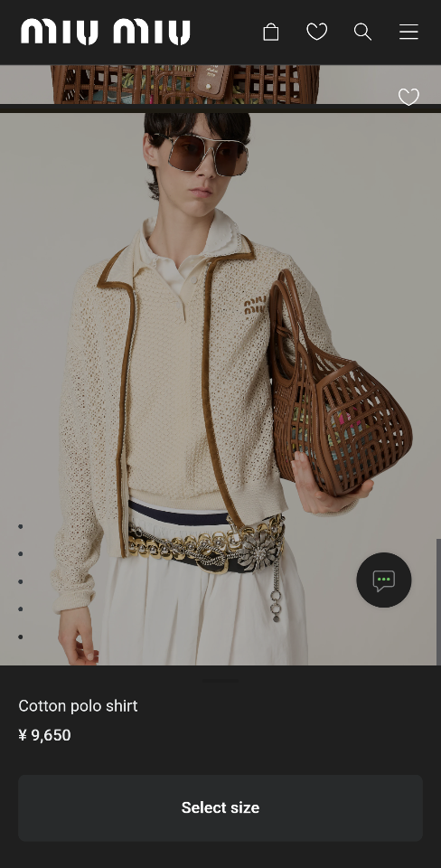 Miu Miu Cotton polo shirt-duoc-ban-tai-HVIP Shoes & Clothes