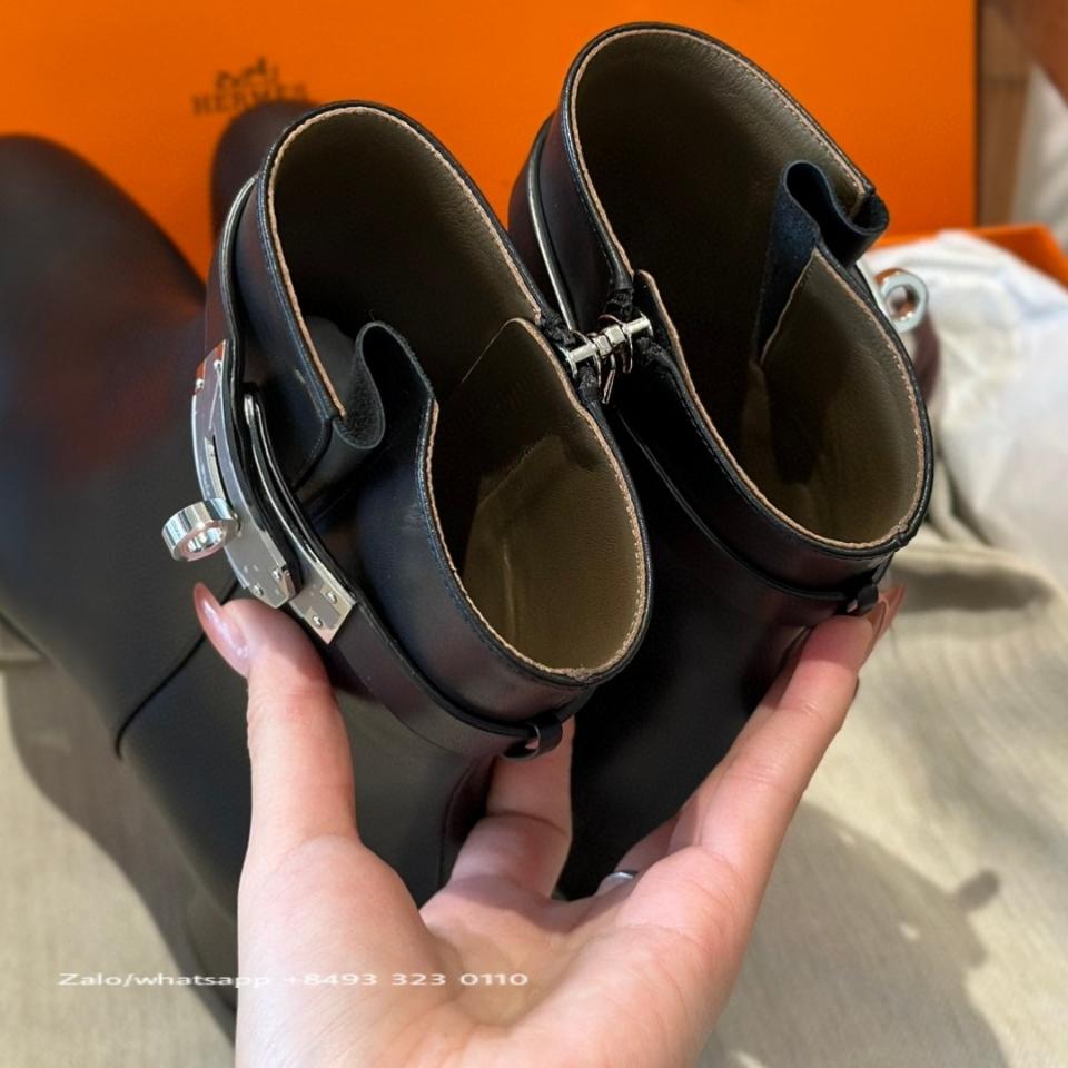 Hermès Saint Germain ankle boot noir H182102Z H1-duoc-ban-tai-Hvip Bags & Accessories