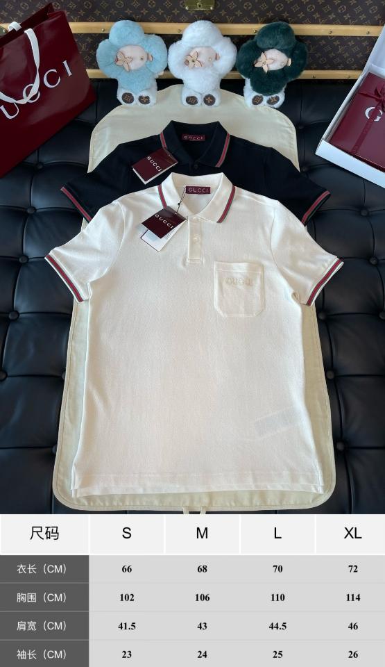 Gucci Cotton polo shirt with embroidery 795174 dark blue -duoc-ban-tai-HVIP Shoes & Clothes