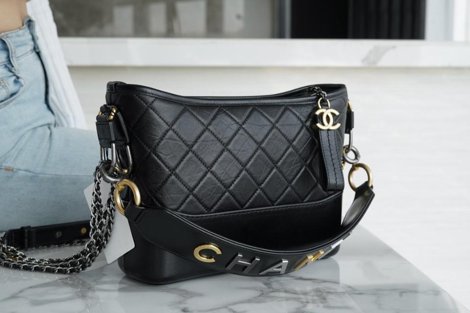 Chanel Gabrielle Aged Calf Black As1582 Ch6-duoc-ban-tai-Hvip Bags & Accessories