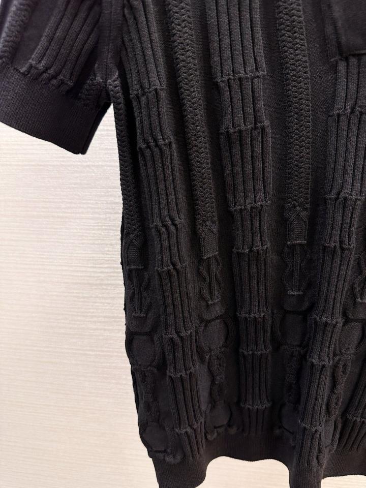 Hermès polo knit wear in black -duoc-ban-tai-HVIP Shoes & Clothes