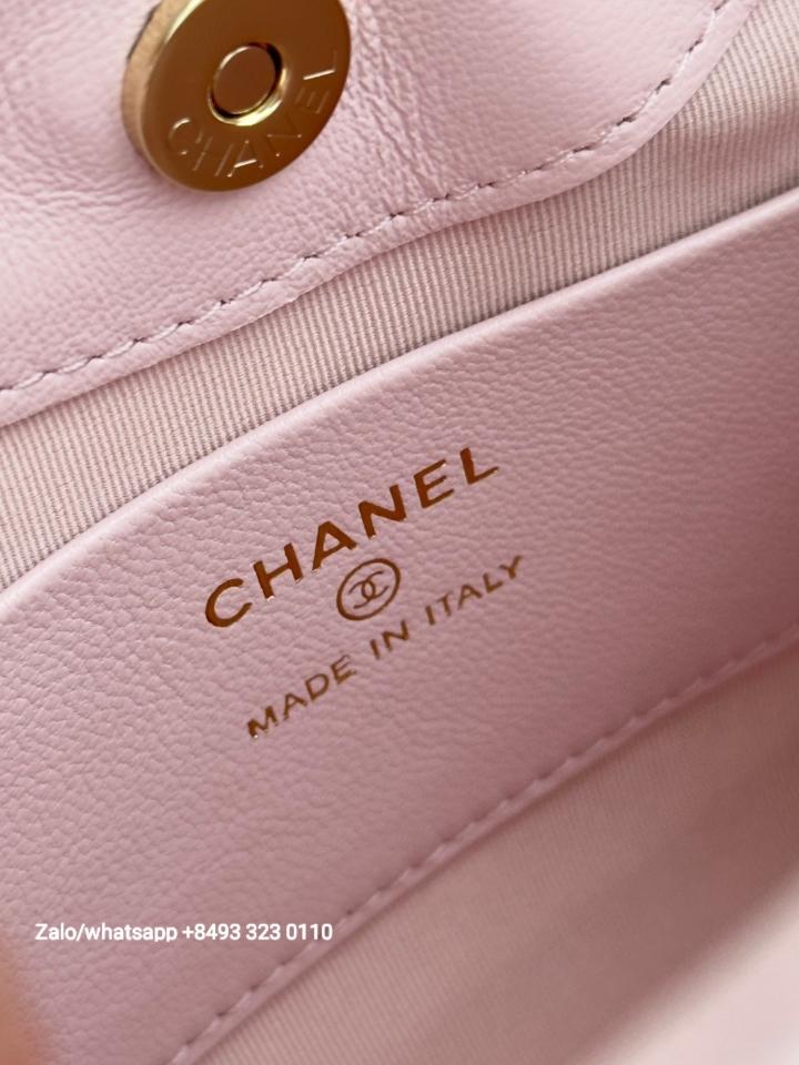 CHANEL 31 NANO SHOPPING BAG Shiny Lambskin & dark-Tone Metal
Pink C2-duoc-ban-tai-Hvip Bags & Accessories