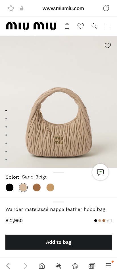 Miu Miu Wander matelassé nappa leather hobo bag sand beige 5BC153_N88_F0036_V_OOO M1-duoc-ban-tai-Hvip Bags & Accessories
