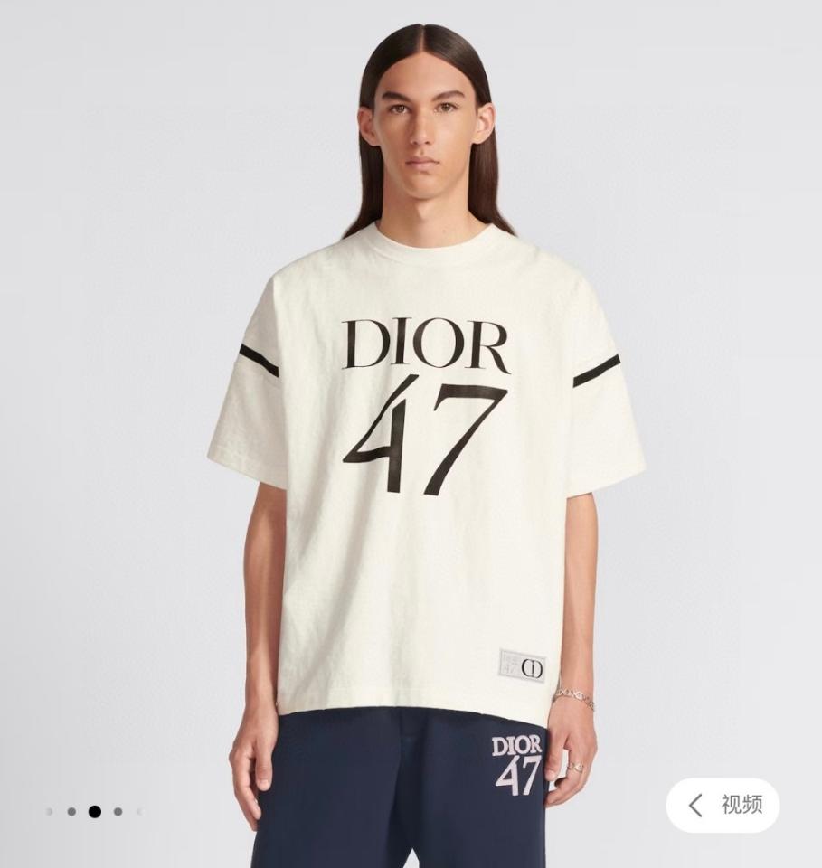 Dior white cotton t-shirt 47 413J640A0849C089-duoc-ban-tai-HVIP Shoes & Clothes