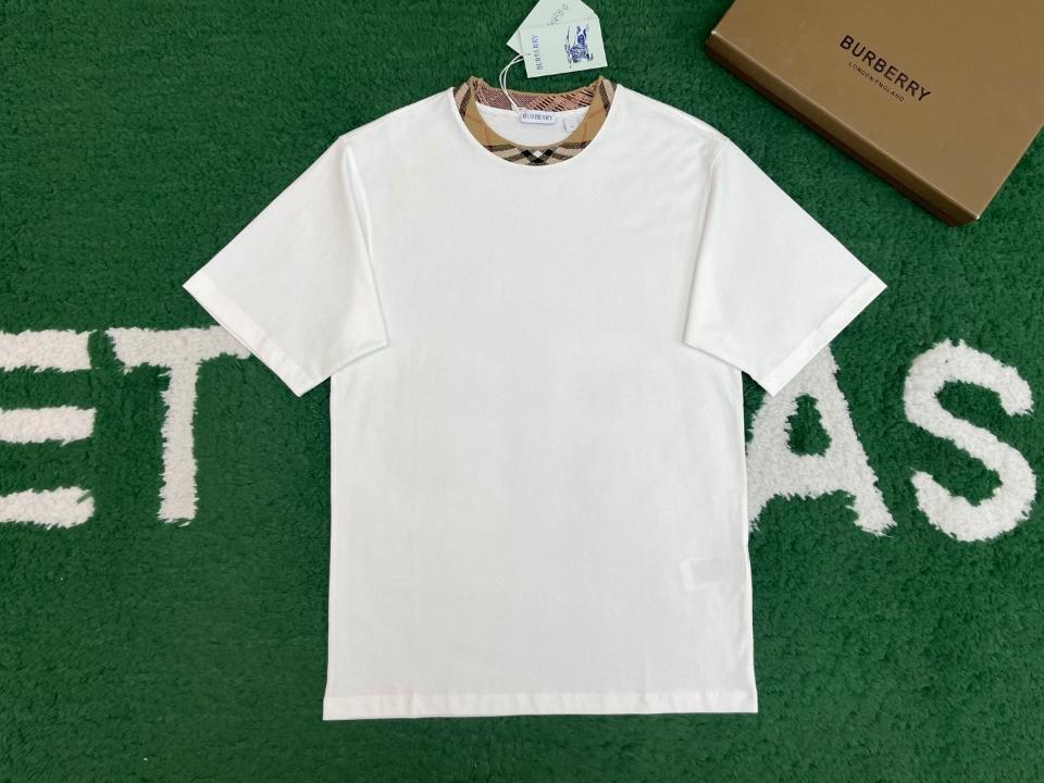 Burberry Check Trim Cotton T-shirt 8110101-duoc-ban-tai-HVIP Shoes & Clothes