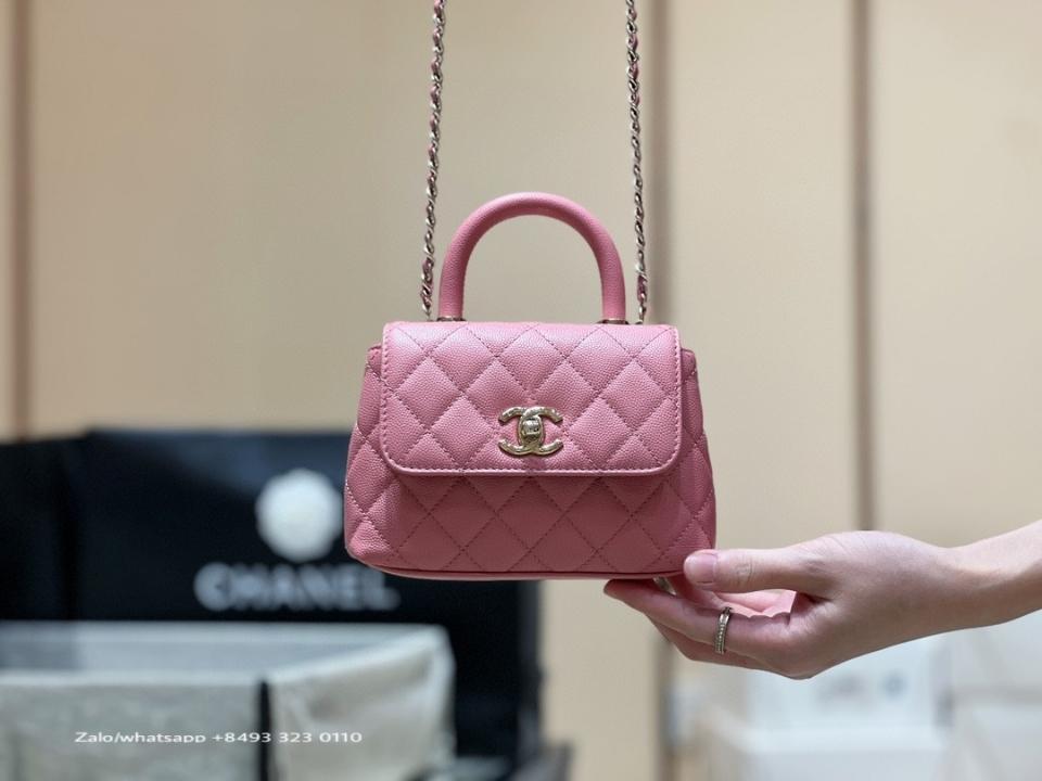 Chanel 24K AP4244 CLUTCH WITH CHAIN
 
Grained Calfskin & Gold-Tone Metal 
Light Pink CH3-duoc-ban-tai-Hvip Bags & Accessories