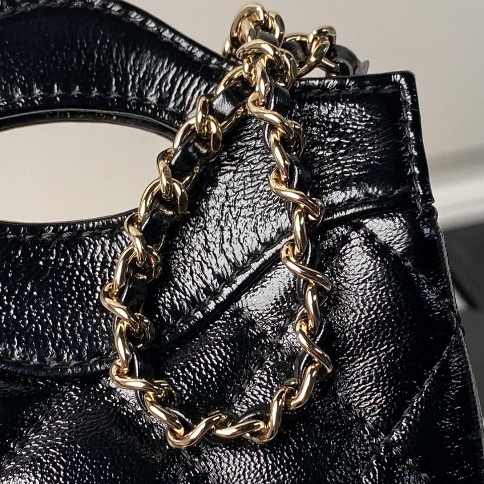 CHANEL Clutch With Chain Shiny Lambskin & Gold-Tone Metal black AP3875 C4-duoc-ban-tai-Hvip Bags & Accessories