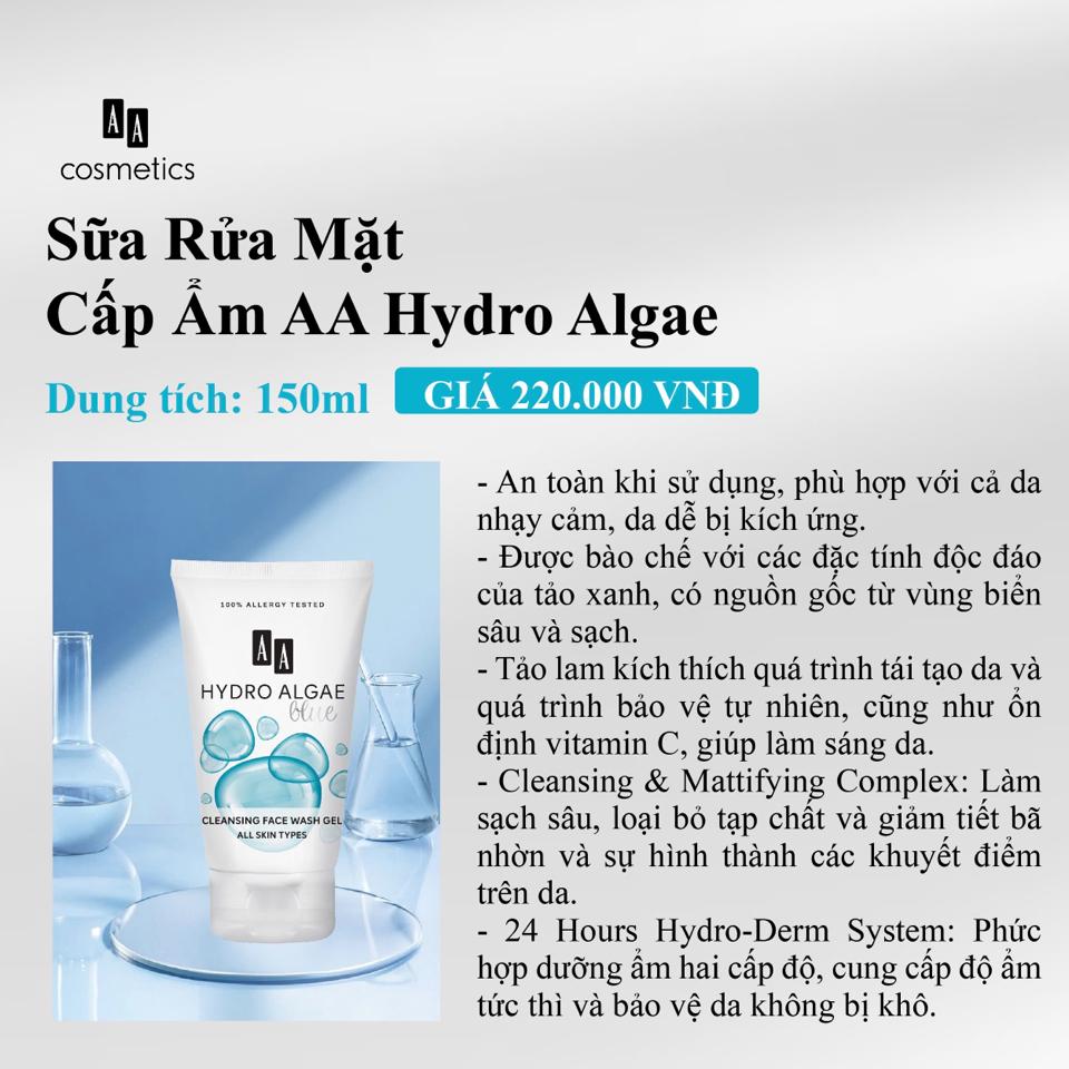 Sữa rửa mặt Hydro Algae-duoc-ban-tai-Lan Phương