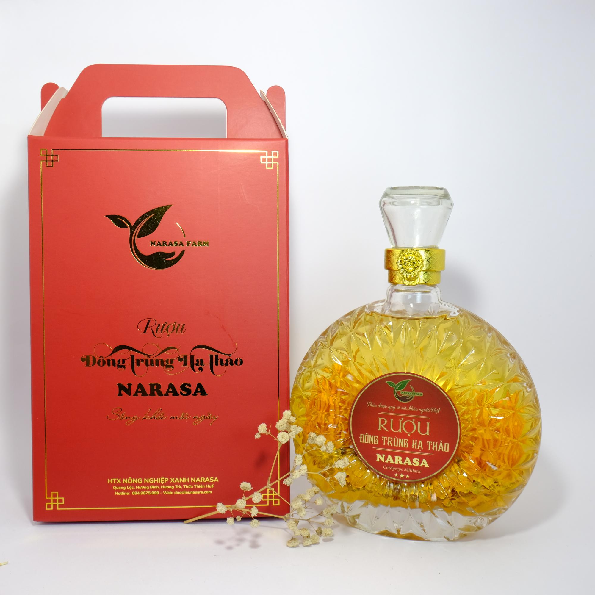 Rượu Đông Trùng Hạ Thảo (XO 500ml)-duoc-ban-tai-ĐÔNG TRÙNG HẠ THẢO NARASA