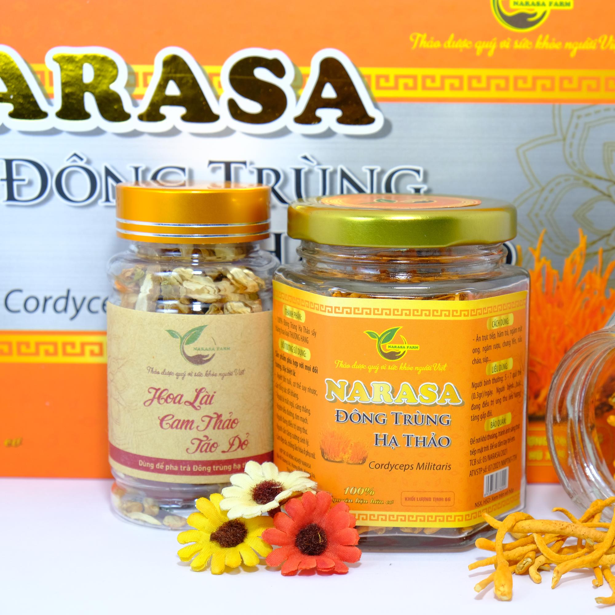 Đông Trùng Hạ Thảo sấy khô 12gr Thượng hạng-duoc-ban-tai-ĐÔNG TRÙNG HẠ THẢO NARASA