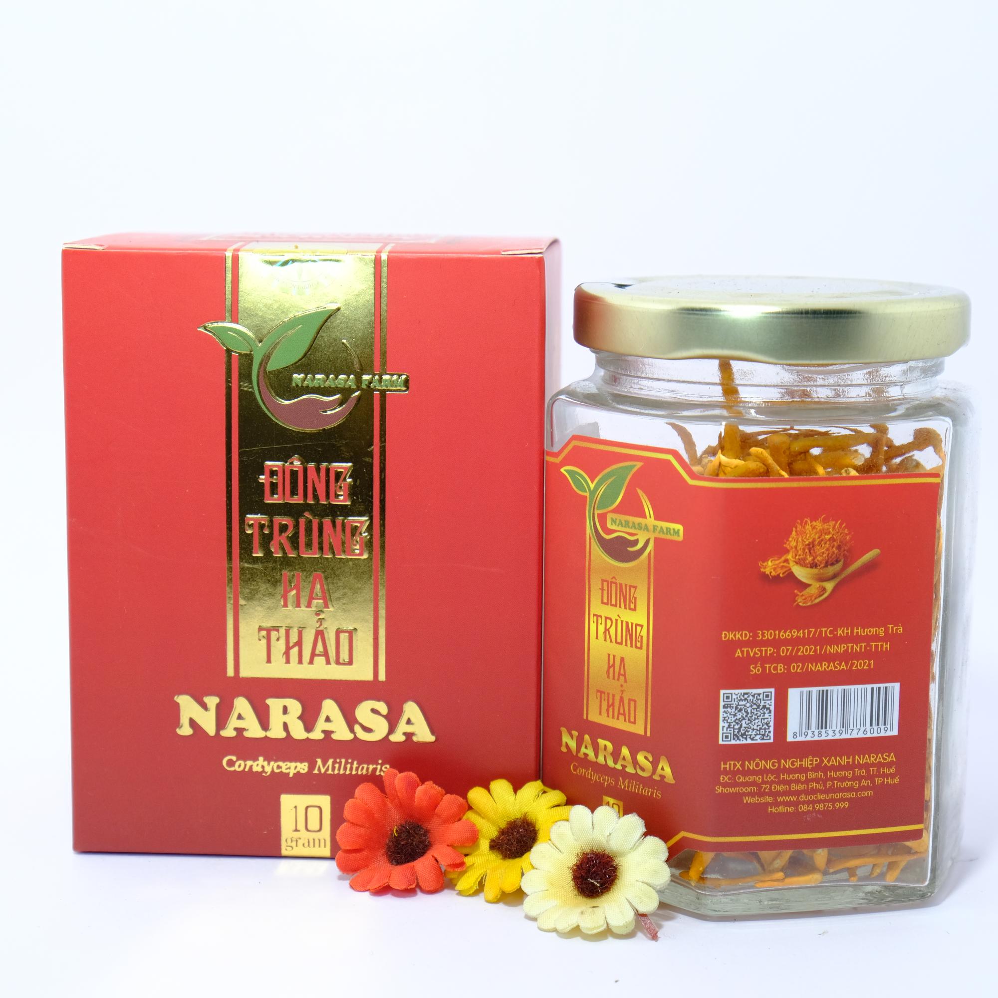 Đông Trùng Hạ Thảo sấy khô 10gr-duoc-ban-tai-ĐÔNG TRÙNG HẠ THẢO NARASA
