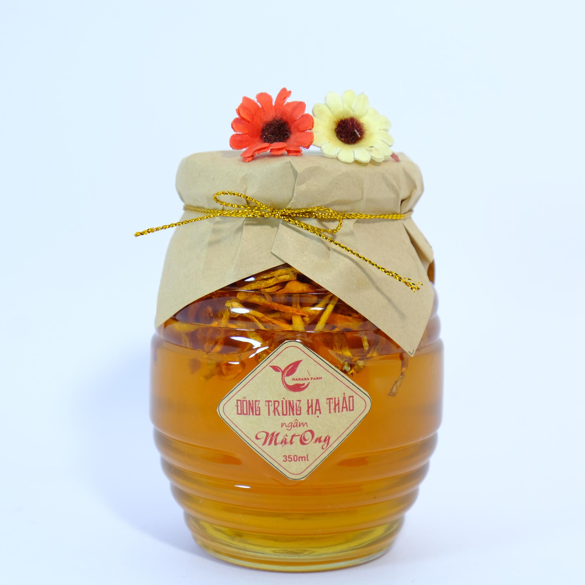 Đông Trùng Hạ Thảo - Ngâm Mật Ong (380ml)-duoc-ban-tai-ĐÔNG TRÙNG HẠ THẢO NARASA