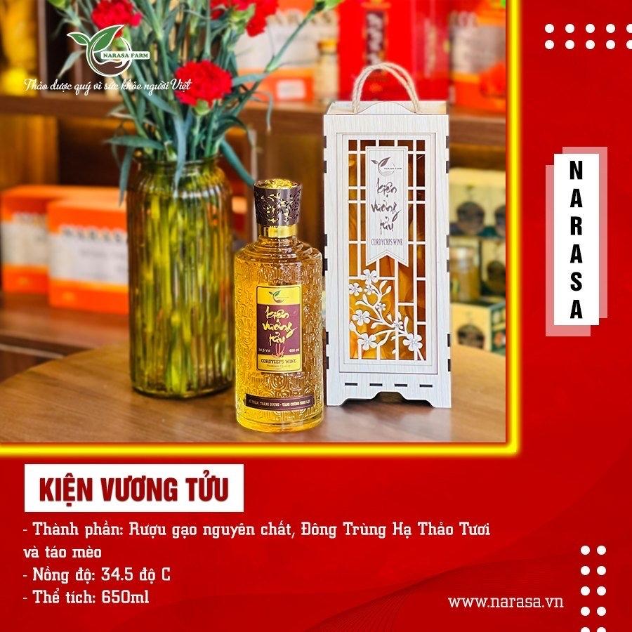 Rượu Kiện Vương Tửu (650ml)-duoc-ban-tai-ĐÔNG TRÙNG HẠ THẢO NARASA