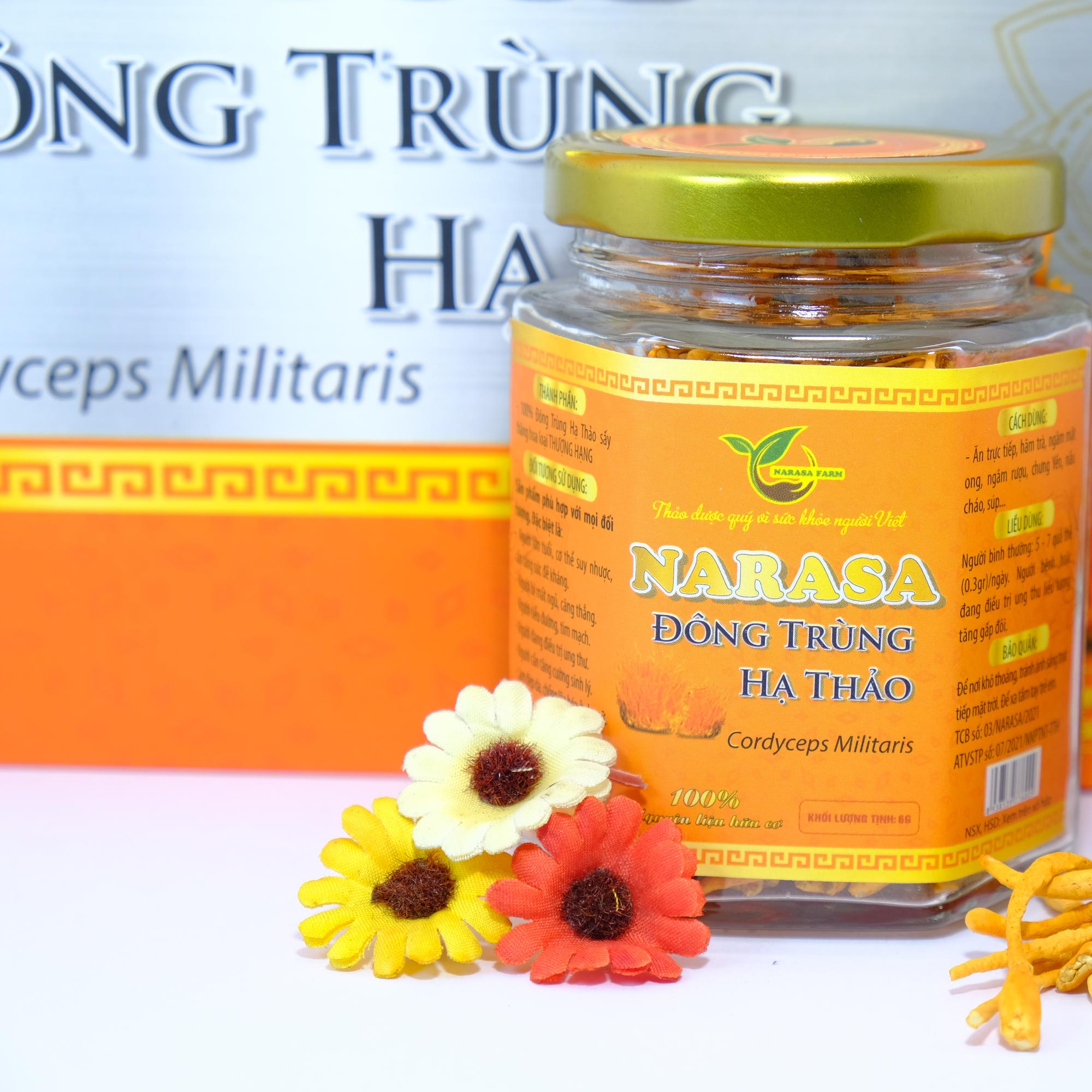 Đông Trùng Hạ Thảo sấy khô 12gr Thượng hạng-duoc-ban-tai-ĐÔNG TRÙNG HẠ THẢO NARASA