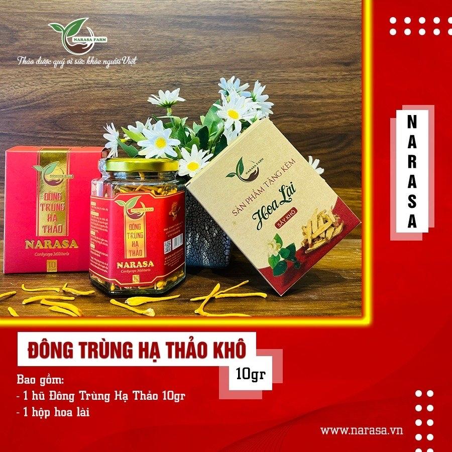Đông Trùng Hạ Thảo sấy khô 10gr-duoc-ban-tai-ĐÔNG TRÙNG HẠ THẢO NARASA