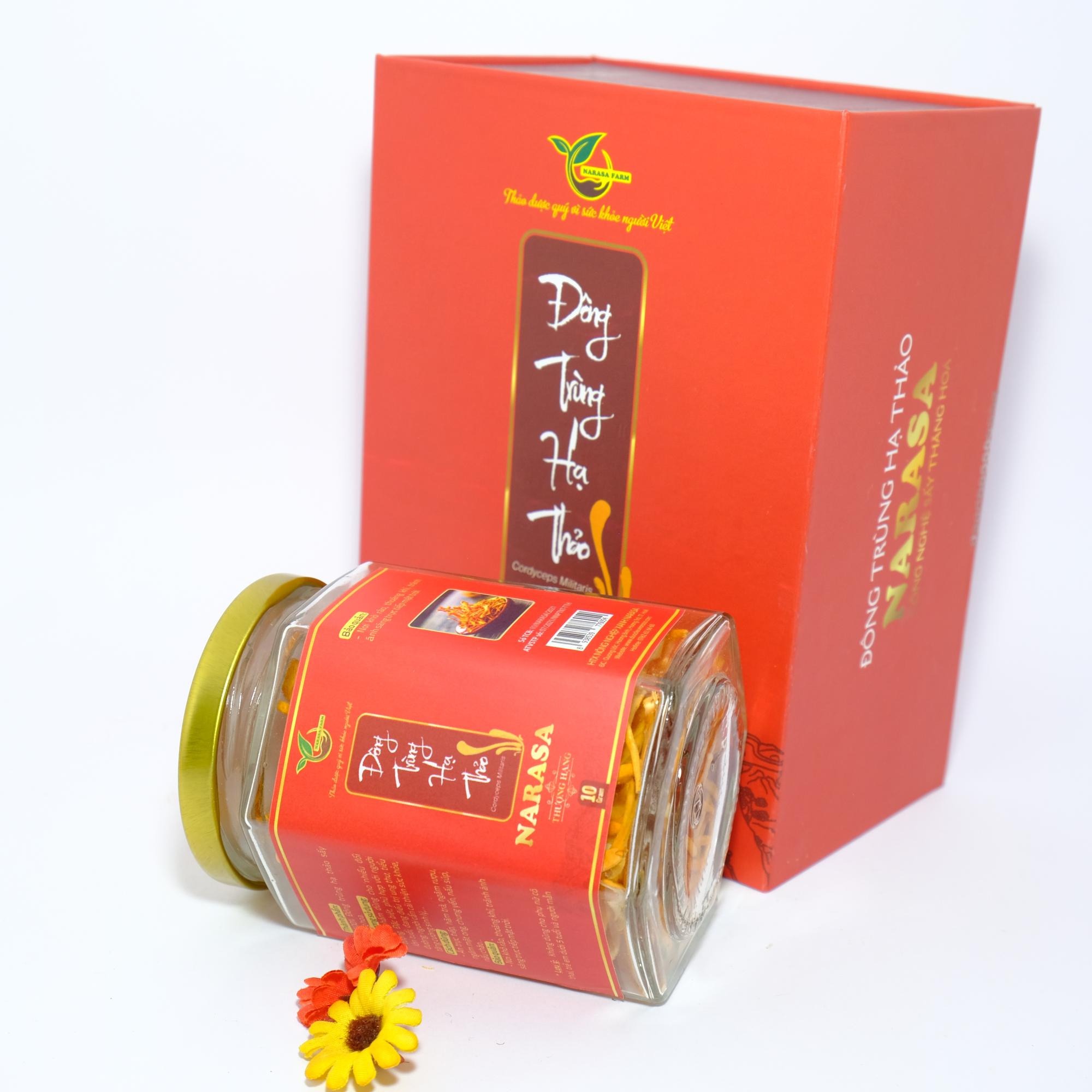 Đông Trùng Hạ Thảo sấy khô 10gr Thượng hạng-duoc-ban-tai-ĐÔNG TRÙNG HẠ THẢO NARASA