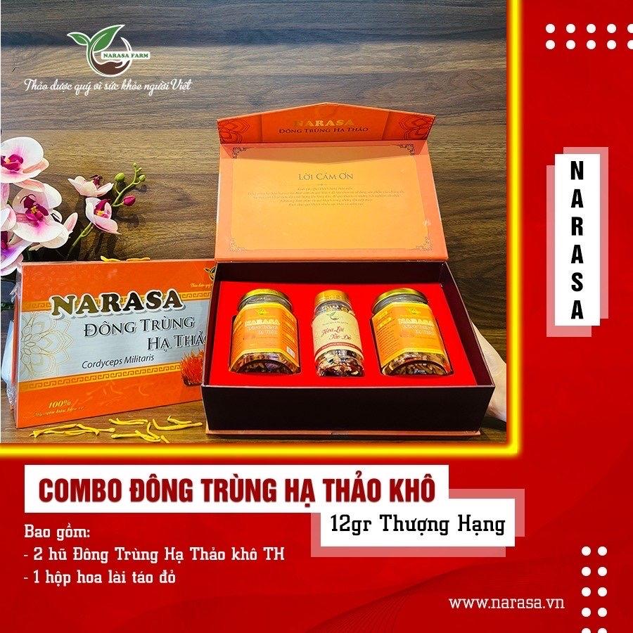 Đông Trùng Hạ Thảo sấy khô 12gr Thượng hạng-duoc-ban-tai-ĐÔNG TRÙNG HẠ THẢO NARASA