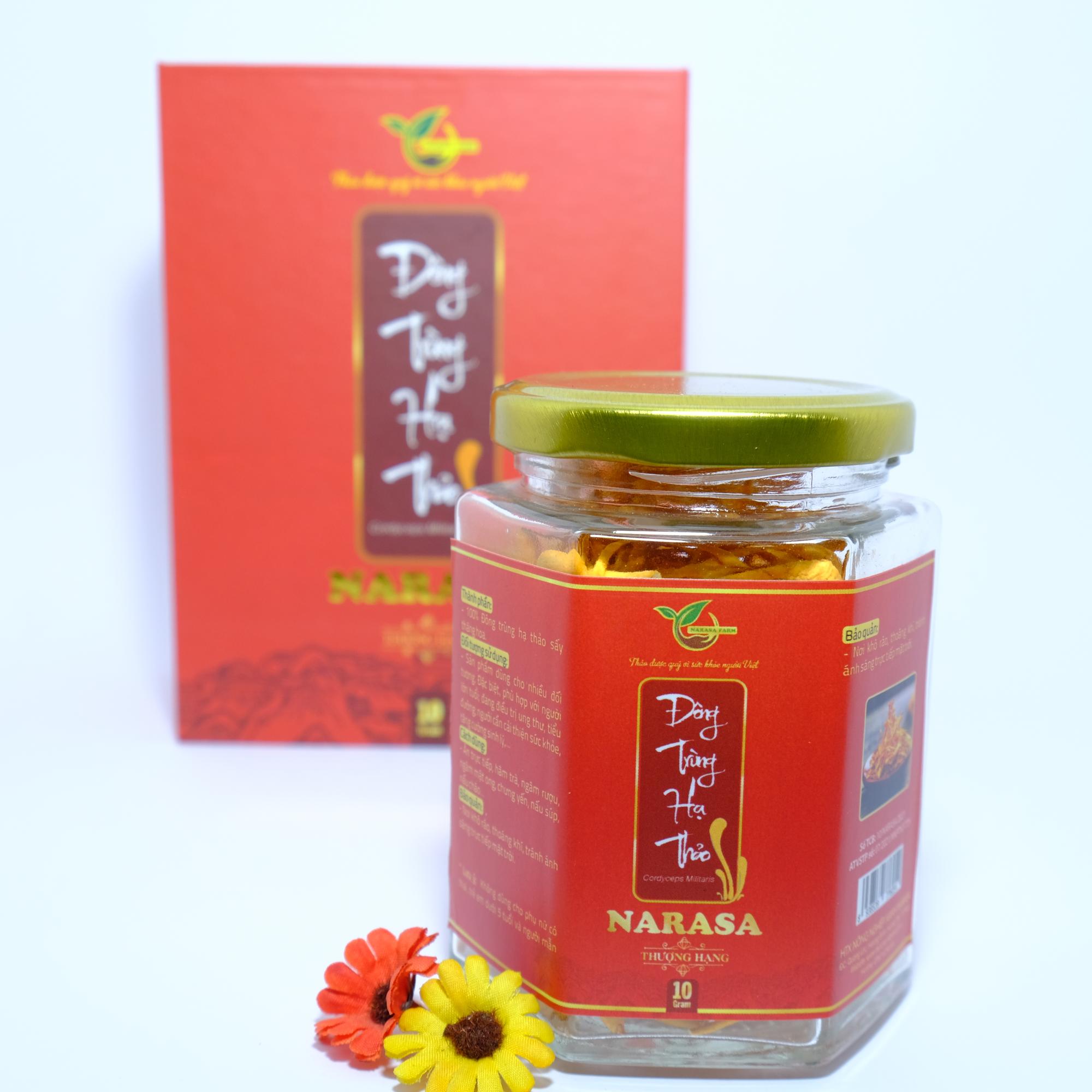 Đông Trùng Hạ Thảo sấy khô 10gr Thượng hạng-duoc-ban-tai-ĐÔNG TRÙNG HẠ THẢO NARASA