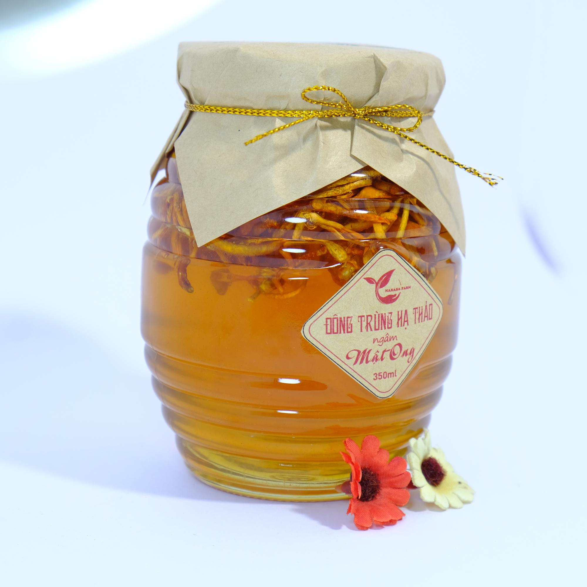 Đông Trùng Hạ Thảo - Ngâm Mật Ong (380ml)-duoc-ban-tai-ĐÔNG TRÙNG HẠ THẢO NARASA