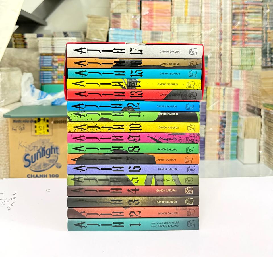 Ajin full bộ ( giấy ố, box 3 )-duoc-ban-tai-Trần Nam - Tiệm Manga chút ét