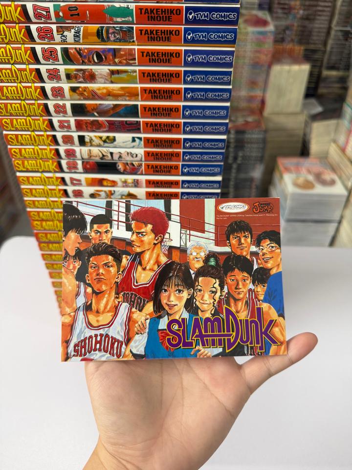 Slamdunk TVM full bộ ( chất lượng tốt, giấy ố, có postcard ) -duoc-ban-tai-Trần Nam - Tiệm Manga chút ét