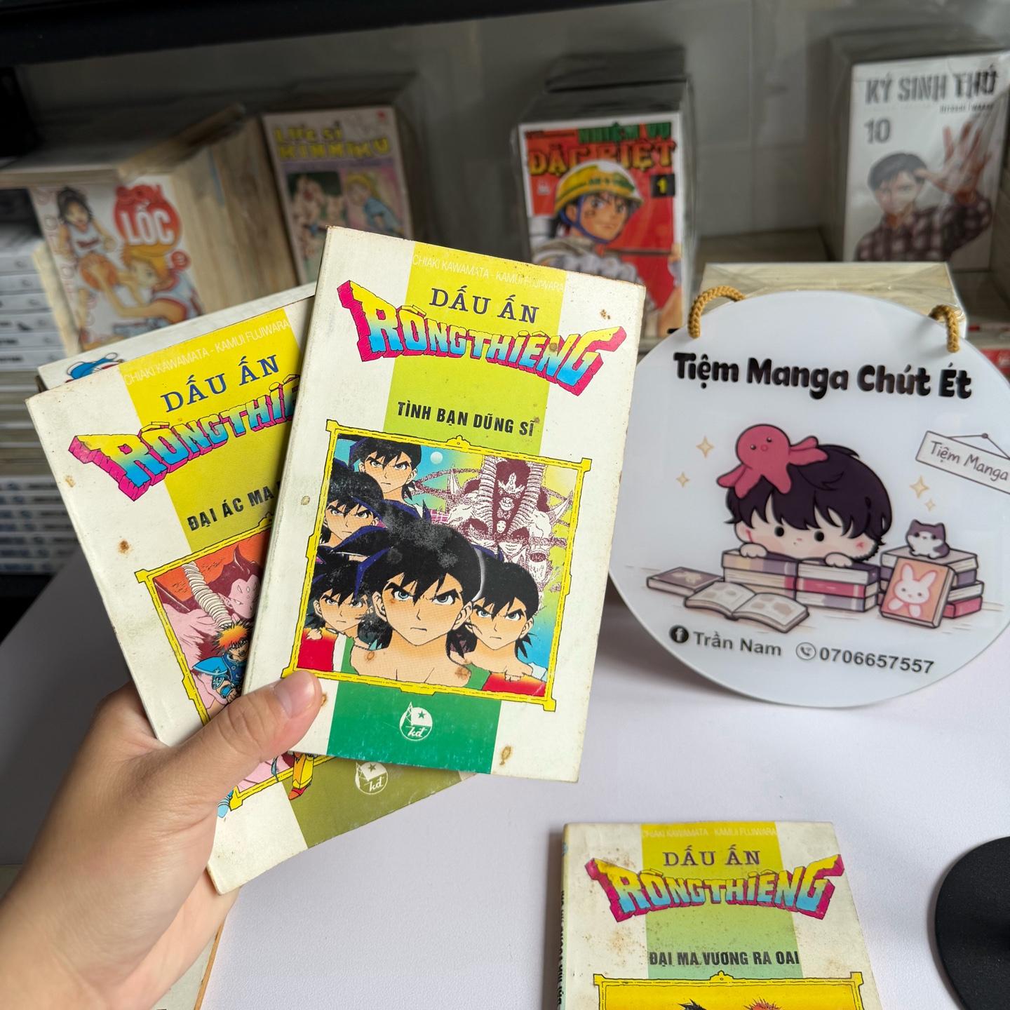 Dấu ấn rồng thiêng P2 1998 ( đủ bìa, chất tốt, ko ghim )-duoc-ban-tai-Trần Nam - Tiệm Manga chút ét