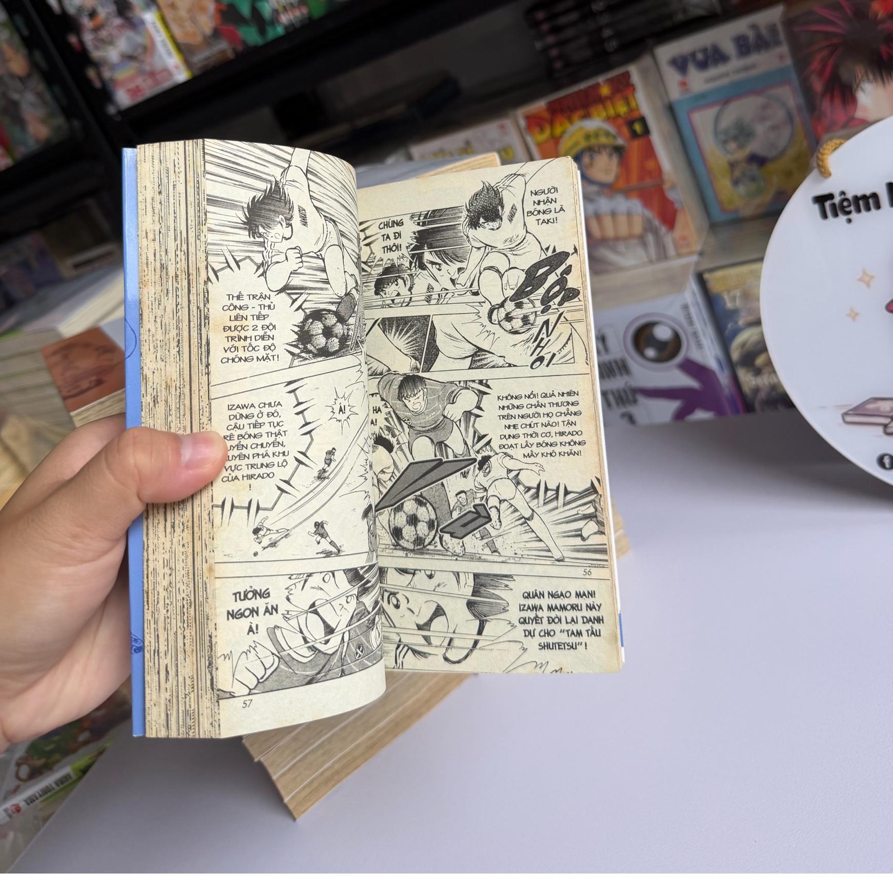Tsubasa Giấc mơ sân cỏ ( chất khá, giấy ố )  -duoc-ban-tai-Trần Nam - Tiệm Manga chút ét