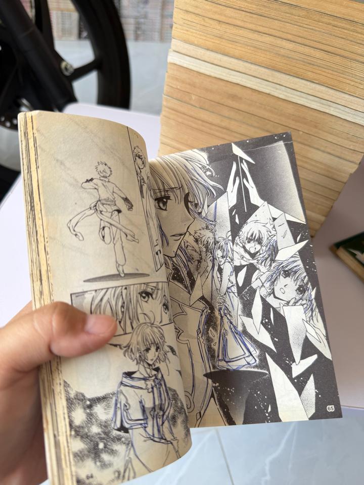 Tsubasa Clamp full bộ ( đọc xuôi, tập 28 lỗi nhiều trang có vết mực vẽ đè ) -duoc-ban-tai-Trần Nam - Tiệm Manga chút ét