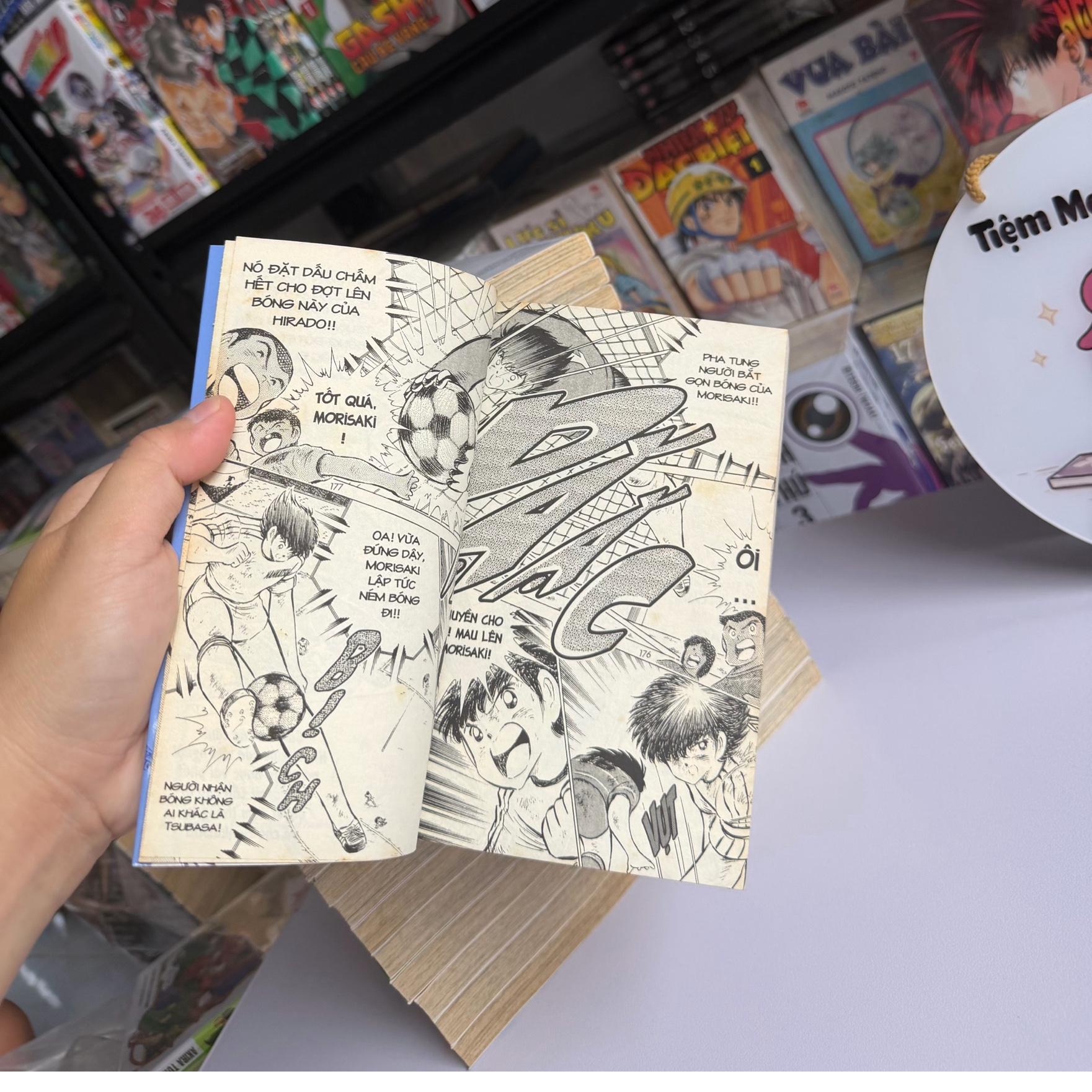 Tsubasa Giấc mơ sân cỏ ( chất khá, giấy ố )  -duoc-ban-tai-Trần Nam - Tiệm Manga chút ét