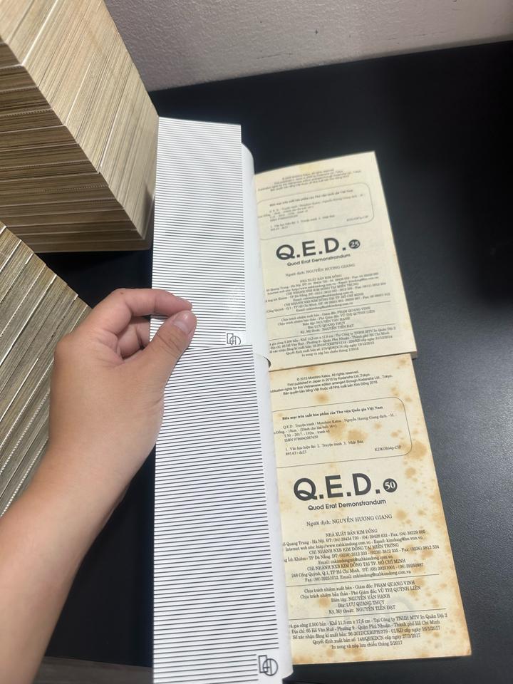 Q.E.D full bộ ( gáy bìa đẹp, giấy ố đều )-duoc-ban-tai-Trần Nam - Tiệm Manga chút ét