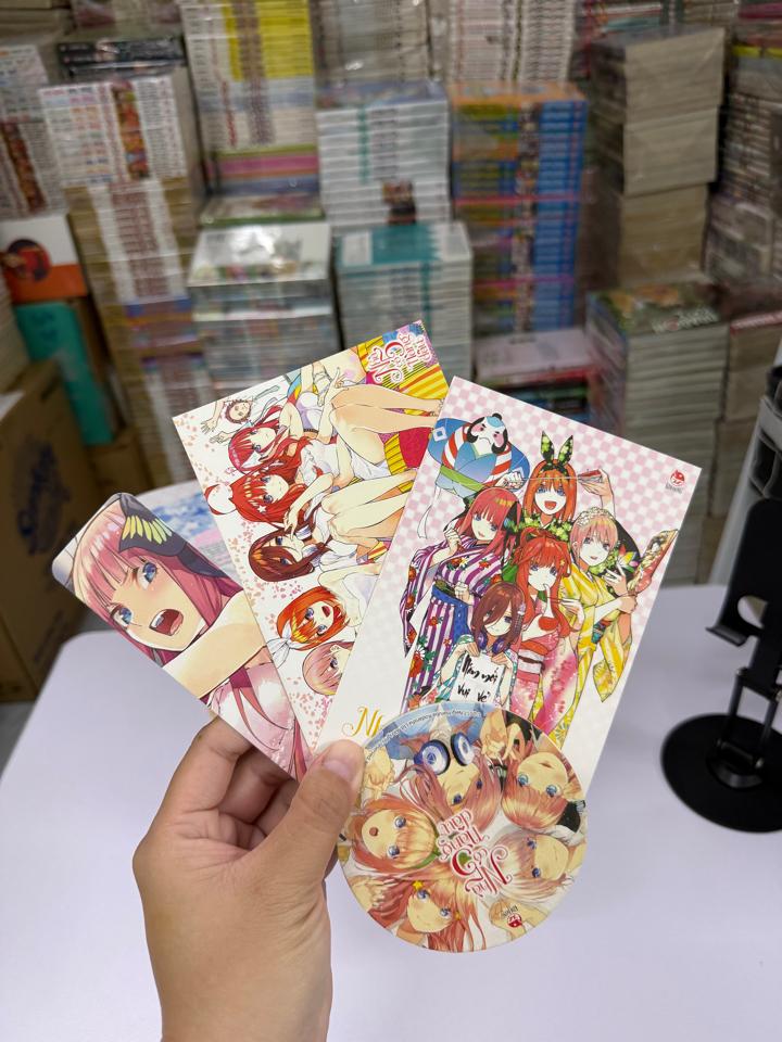 Nhà có 5 nàng dâu full bộ ( bản in đầu, 2-6 bìa đb, 14 seal - kèm 4 pk )-duoc-ban-tai-Trần Nam - Tiệm Manga chút ét
