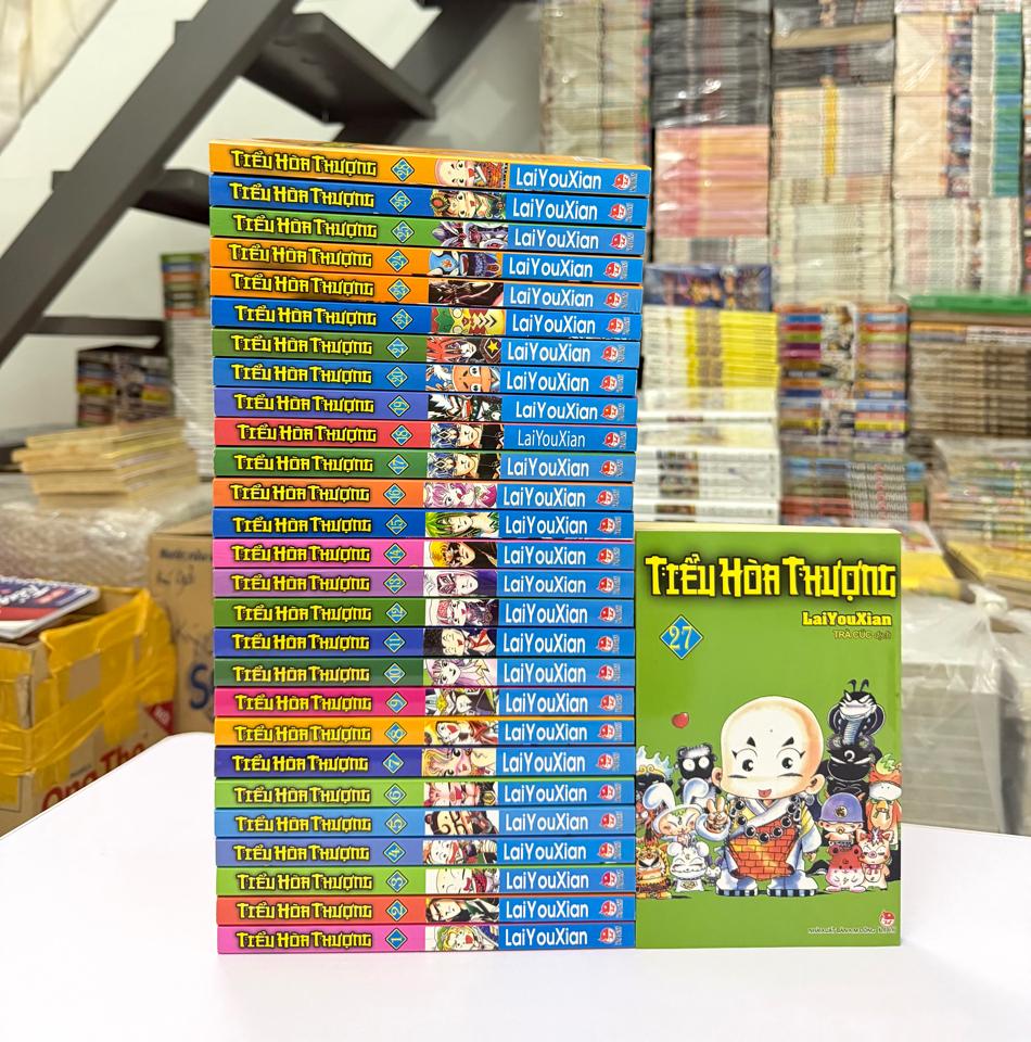 Tiểu hoà thượng full bộ ( bìa gáy bóng cứng, giấy vài cuốn ố nhẹ ) -duoc-ban-tai-Trần Nam - Tiệm Manga chút ét