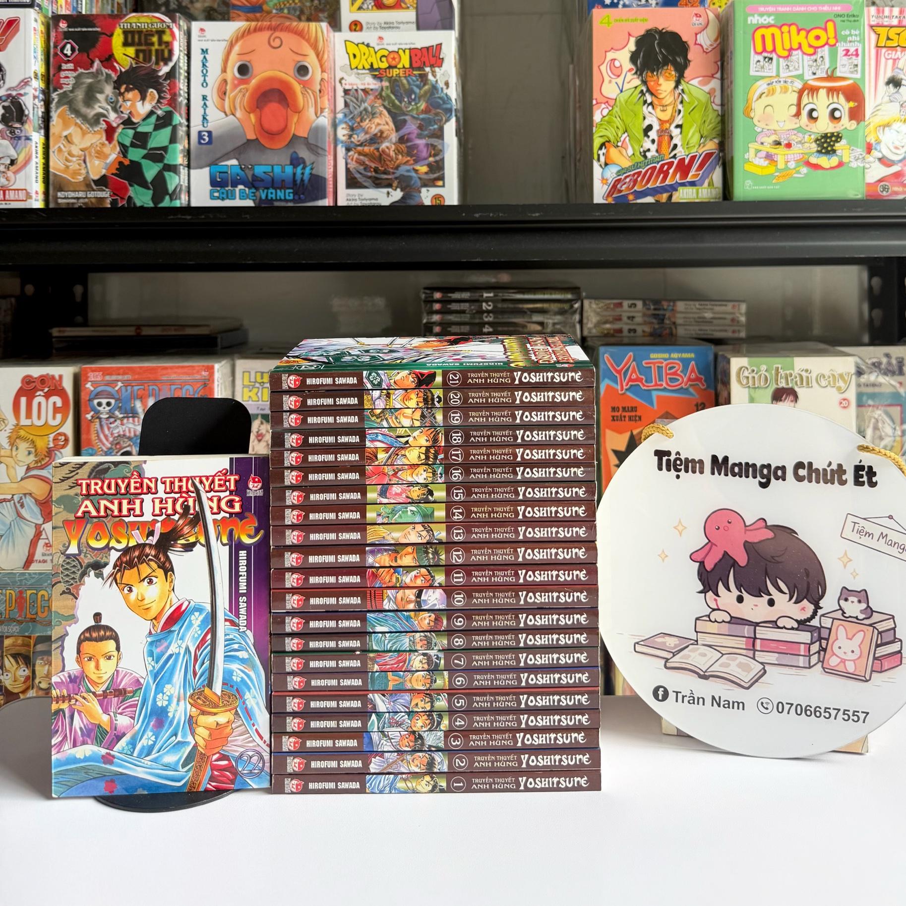 Truyền thuyết Yoshitsune full bộ ( chất đẹp ) -duoc-ban-tai-Trần Nam - Tiệm Manga chút ét