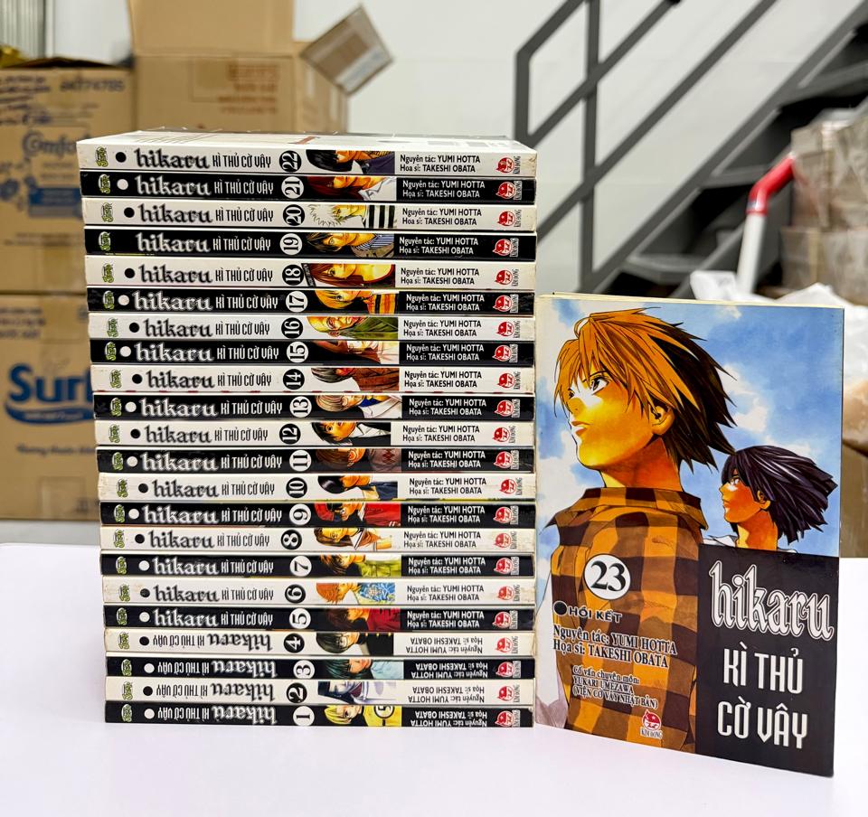Hikaru kì thủ cờ vây full bộ ( bản bìa gập ) -duoc-ban-tai-Trần Nam - Tiệm Manga chút ét