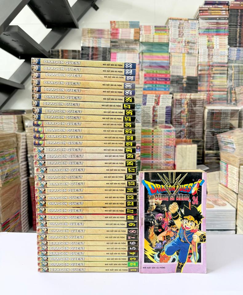 DragonQuest full bộ ( chất lượng tốt, ghim gáy ) -duoc-ban-tai-Trần Nam - Tiệm Manga chút ét