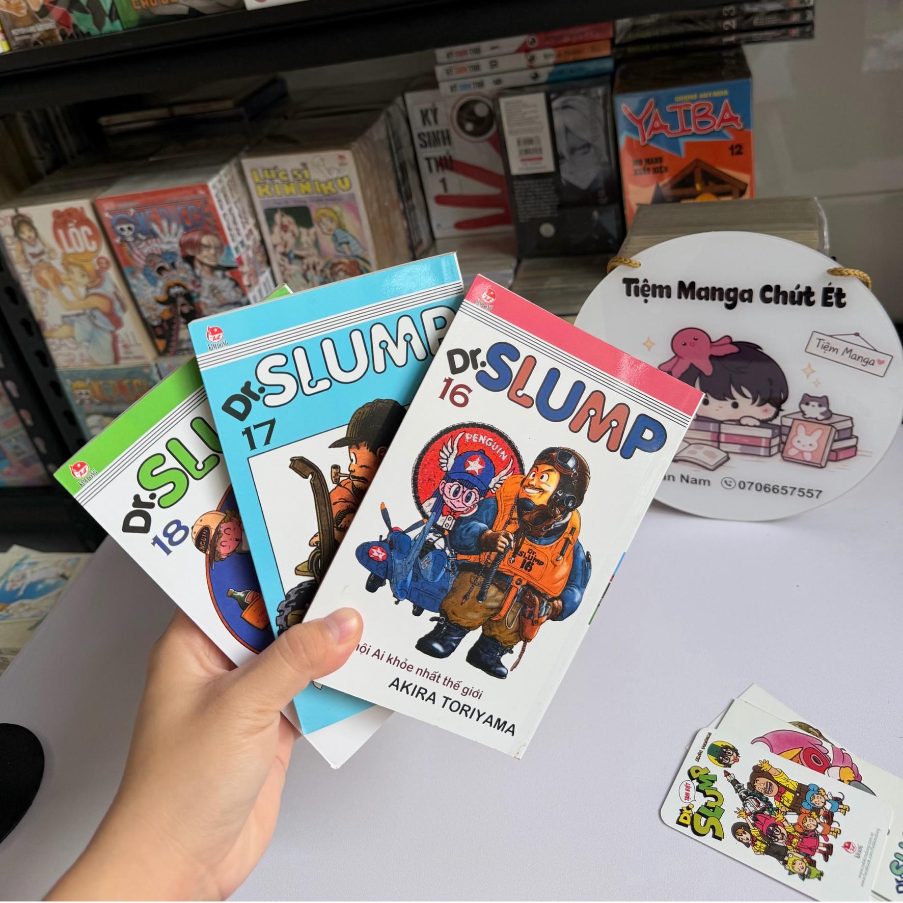 Dr. Slump ( bản 2009 giấy bãi bằng, đủ bookmark ) -duoc-ban-tai-Trần Nam - Tiệm Manga chút ét