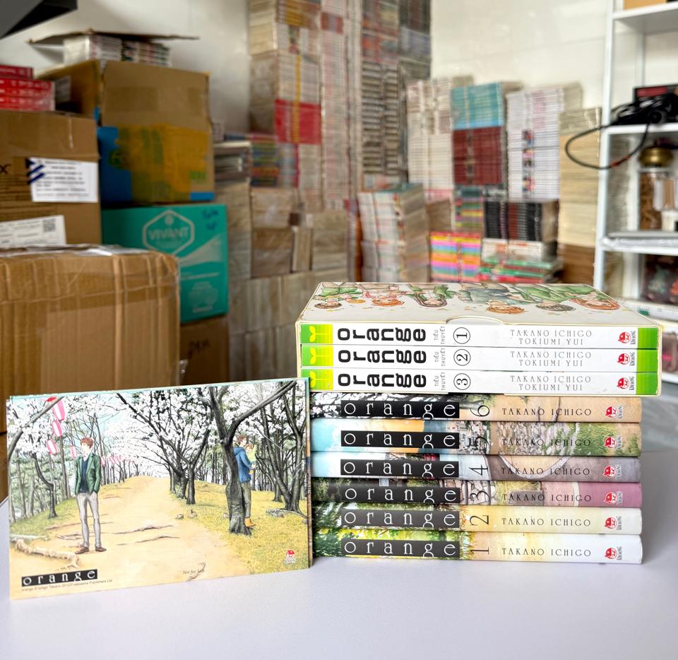 Orange 1-6 bản in đầu + Box Tiểu thuyết-duoc-ban-tai-Trần Nam - Tiệm Manga chút ét