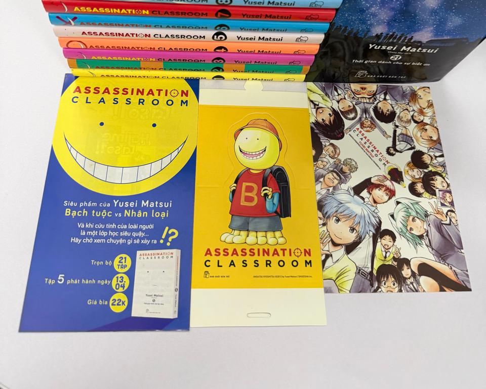 Lớp học ám sát full bộ ( chất tốt, kèm postcard ) -duoc-ban-tai-Trần Nam - Tiệm Manga chút ét