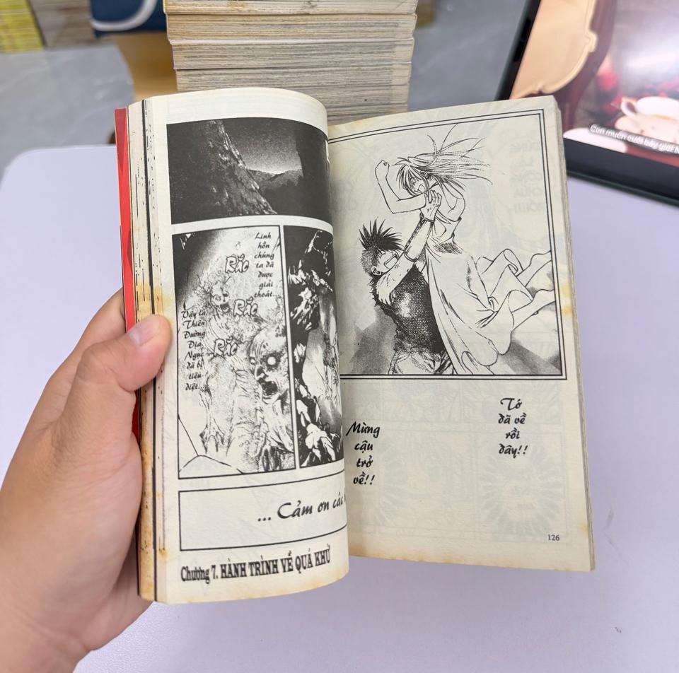 Ngọn lửa Recca full bộ ( chất lượng bìa gáy tốt, giấy có ố ) -duoc-ban-tai-Trần Nam - Tiệm Manga chút ét