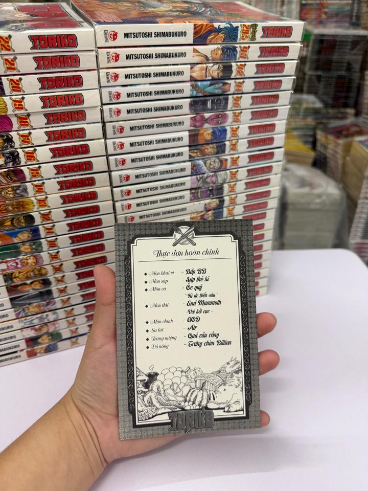 Toriko full bộ + 29.5 ( postcard, bọc bookcare đẹp bìa ) -duoc-ban-tai-Trần Nam - Tiệm Manga chút ét