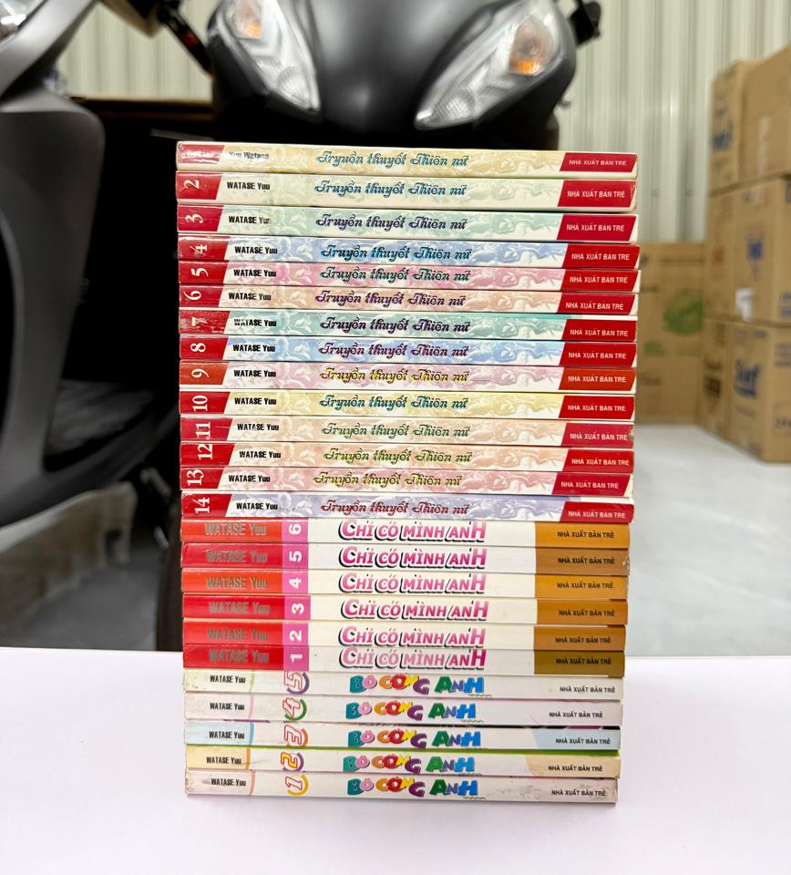 Truyền thuyết thiên nữ + Bồ công anh + Chỉ có mình anh -duoc-ban-tai-Trần Nam - Tiệm Manga chút ét